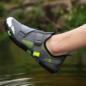 Нескользящая обувь для плавания, Дышащая акваобувь, предотвращающая порезы, Кроссовки для дайвинга, износостойкие, удобные для пеших прогулок по озеру