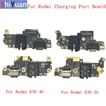 Оригинальная плата разъема USB-порта для зарядки, гибкий кабель для Xiaomi Redmi K30, запасные части для разъема для зарядки 4G 5G