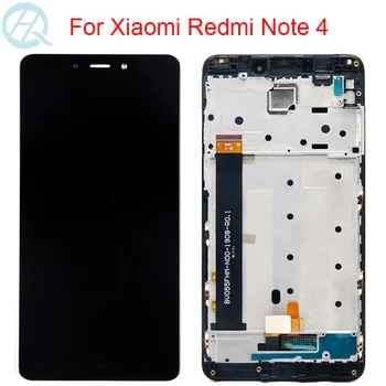 Оригинальный 10-дюймовый Сенсорный ЖК-дисплей Для Xiaomi Redmi Note 4 С Сенсорным Экраном В Рамке В Сборе Для ЖК-экрана Redmi Note 4 Helio X20