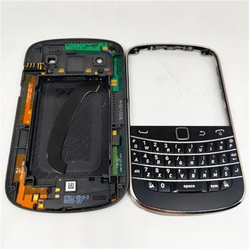 Оригинальный корпус, задняя крышка батарейного отсека, чехол + клавиатура для Blackberry Bold 9900 С логотипом