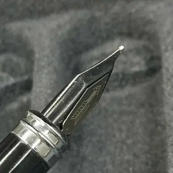 Перьевая ручка Old Stock PD с матовыми черными чернилами, классическая ручка с реверсивным наконечником, Размер F/M, канцелярские принадлежности, школьные принадлежности для письма, подарок