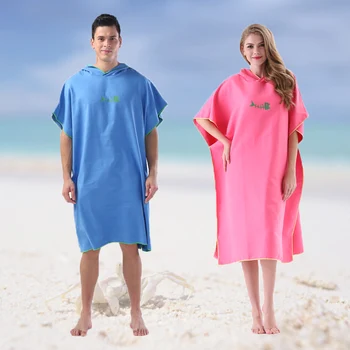Пончо для серфинга, сменное полотенце, Быстросохнущий халат, пляжное одеяло из микрофибры, банное полотенце, купальное полотенце, гидрокостюм, пляжное пончо для взрослых