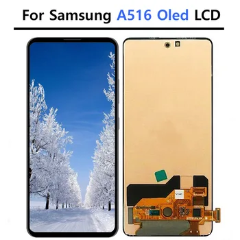 Протестированный OLED ЖК-экран Для Samsung A51 5G LCD A516 ЖК-дисплей Для Samsung A516 A516F Сенсорный Дигитайзер ЖК-экрана В сборе