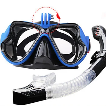 Профессиональная подводная маска, камера, маска для дайвинга, плавательные очки, трубка, снаряжение для подводного плавания, держатель камеры для Go Pro