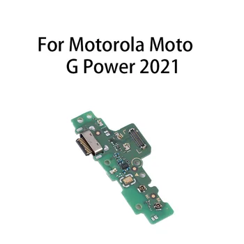 Разъем для USB-порта зарядки, док-станция, плата для зарядки Motorola Moto G Power 2021