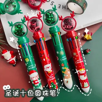 Рождественская шариковая ручка 10 цветов
