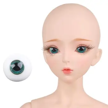 Сделай сам для Куклы Стеклянные Глаза Глазное Яблоко для Кукольных Аксессуаров Простая Сборка для Коллекционного Челнока