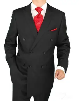Серые двубортные костюмы с отворотом, модные мужские шорты, 3 предмета (JacketPantTie) Высококачественный Новый стиль Slim Fit на заказ