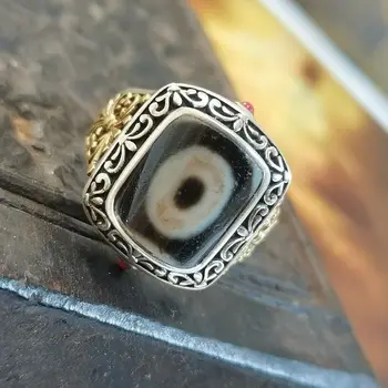 Старое кольцо Тяньчжу из тибетской легенды Нью-Йорка Оригинальный и минималистичный дизайн, кольцо с тибетскими антикварными винтажными аксессуарами