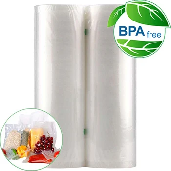 Текстурированный Вакуумный пакет пищевой высокой плотности PE + PA, Односторонний, продлевающий свежесть продуктов, Кухонный инструмент для хранения продуктов