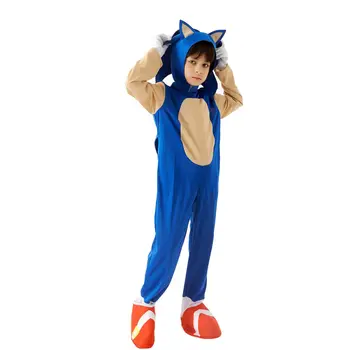 Хэллоуин Синий детский костюм для косплея Sony Overcome, женское белье, костюм для ролевых игр, платье для косплея 